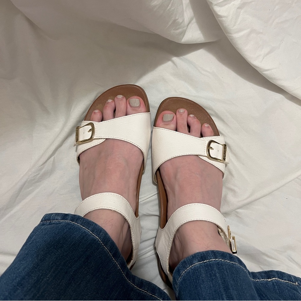 Aetrex Carrie White Sandal - EUR 40